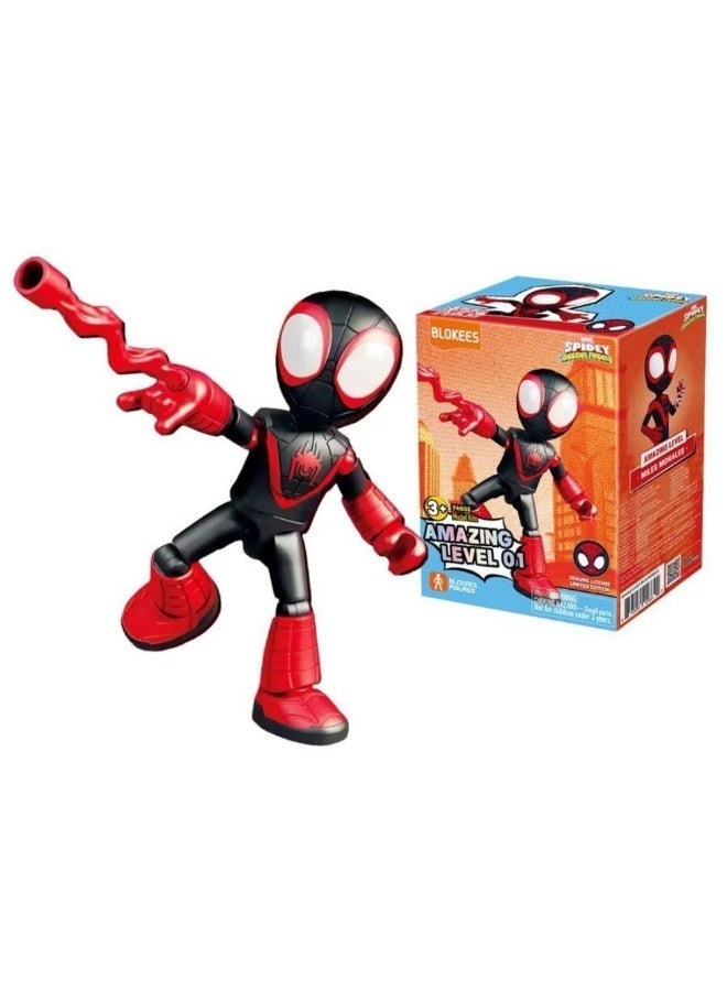 BLOKEES Spider-Man Amazing Friends Building Kit | Miles Morales Collectible Action Figure Block Toy | STEM Construction Set for Kids 3+ | Licensed Marvel Model for Creative Play & Display - Image 2